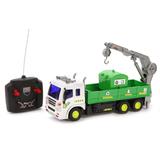 Машина р/у, Грузовик с крановой установкой, 4 канала, свет, эл.пит.не вх.в комплект