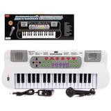 Синтезатор 37 клавиш,  бел., эл. звук, микрофон, запись, эл.пит.не вх.в компл.