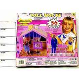 Дом для кукол Doll House с мебелью, 56 предметов