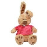 Мягкая игрушка Кролик Ушастик в маечке, 25 см