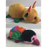 Игрушка мягкая Перевертыши Олень/Тукан, 16 см