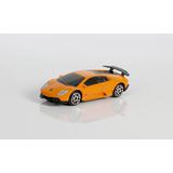 Машина металлическая RMZ City 1:64 Lamborghini Murcielago LP670-4 без механизмов, (оранжевый), 7,26х3,19х2,00 см