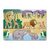 Пазл деревянный "Мои первые пазлы" Сафари 8 элементов