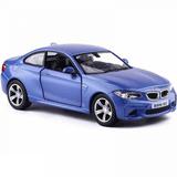 Машина металлическая RMZ City 1:32 BMW M2 COUPE with Strip инерционная, 2 цвета в ассортименте (синий), 11,80х4,90х3,73 см