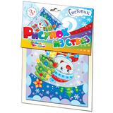 Набор для творчества. Рисунок из страз "Снеговик"