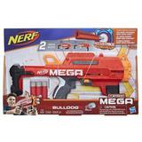 NERF НЁРФ МЕГА. БУЛЬДОГ бластер со стрелами