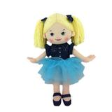 Кукла мягконабиваная, джинсовая, 25 см