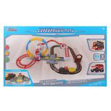 Железная дорога эл., Останови крушение, деталей 54шт., поезд, вагон, машина, эл.пит.АА*5шт.не вх.в комплект