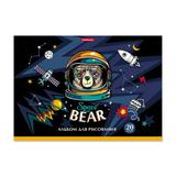 Альбом для рисования на клею ErichKrause Space Bear, А4, 20 листов