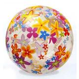 Мяч надувной  51 см."Lively Print Balls"(от3х лет) цветной (Китай)