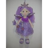 Кукла мягконабивная Фея в фиолетовом платье, 45 см