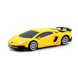 Машина металлическая RMZ City 1:64, без механизмов Lamborghini Aventador LP 750-4 Superveloce, цвет матовый желтый