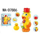 Игрушка для ванной. Мельница- горка "Утенок", 27х12,5х33 см