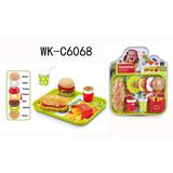 Набор продуктов "Фаст Фуд", на подносе