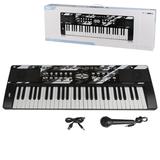Синтезатор детский 54 кл., микрофон, запись, з/у USB, кор.