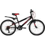 Велосипед NOVATRACK 20" RACER,черный, сталь, 6-скор, Microshift TS38/Shimano TY21, V-brake