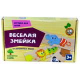 Домино деревянное "Веселая змейка"