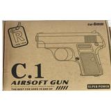 14 Игрушечный металпневматический пистолет Airsoft Gun C1