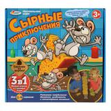 НАСТОЛЬНАЯ ИГРА "СЫРНЫЕ ПРИКЛЮЧЕНИЯ" ТМ "ИГРАЕМ ВМЕСТЕ" В РУСС КОР