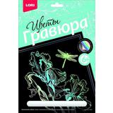 Гравюра большая "Ирисы"