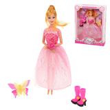 Игр. набор "Модница", в комплекте кукла 29 см, предметов 2 шт., кор.