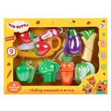 Набор овощей, ТРИ КОТА, 9 предм в русс кор 29,5*22*5,5см Играем вместе