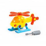 Конструктор-транспорт Вертолёт (16 элементов) (в пакете)