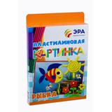 Картина из пластилина "Рыбка"