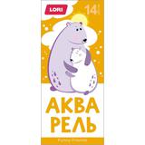 Акварель FUNNY FRIENDS, 14 цветов