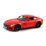 Машина металлическая RMZ City 1:32 Mercedes-Benz GT S AMG 2018 (цвет красный)