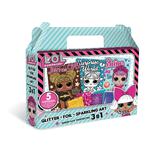 Набор для творчества LOL 3 в 1. Стразы, песок, фольга.