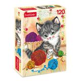 Пазл Hatber Котенок 120 элементов А5 формат 230Х165мм