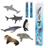 Игровой набор Морские животные, 6 фигурок, в асс., кор