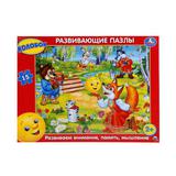 Пазлы в рамке Умка Колобок (15 деталей)