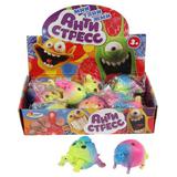 Игрушка антистресс "Играем вместе" микс:черепаха+корова в пак. в дисплее уп-12шт 