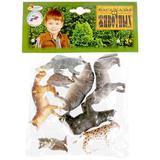 НАБОР ИЗ 8-И ЖИВОТНЫХ СРЕДНЕЙ ПОЛОСЫ "ИГРАЕМ ВМЕСТЕ" В АССОРТ. В ПАК. С РУСС. ХЕДЕРОМ наб