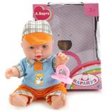 ПУПС "КАРАПУЗ" 25СМ, ТВЕРДОЕ ТЕЛО, ОЗВУЧ., СТИХИ И ПЕСЕНКА А.БАРТО, С АКСЕСС. В РУСС. КОР 