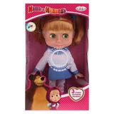 КУКЛА "КАРАПУЗ" МАША 25СМ (М/Ф"МАША И МЕДВЕДЬ") ОЗВУЧ. РУССИФИЦ. МАТРОССКИЙ КОСТЮМ 