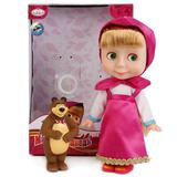 КУКЛА "КАРАПУЗ" МАША 25СМ (М/Ф"МАША И МЕДВЕДЬ") ОЗВУЧ. РУССИФИЦ. +МЕДВЕДЬ 10СМ 