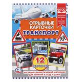 ОТРЫВНЫЕ КАРТОЧКИ. "УМКА" ТРАНСПОРТ. ОБЪЕМ: 12 КАРТОЧЕК. ФОРМАТ: 165Х220 ММ, КБС кор.50шт