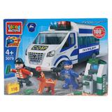 Конструктор "Город мастеров" газель: ограбление банкомата, с фигурками, 116дет. 