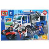 Конструктор "Город мастеров" камаз: побег из полицейской машины, 136дет. в русс. кор. 