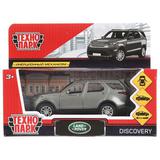 Машина металл LAND ROVER DISCOVERY 12см, открыв. двери, инерц, серый, Технопарк 