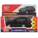 Машина металл "TOYOTA PRADO", длина 12см, открыв. двери, инерц, ЧЁРНЫЙ Технопарк 