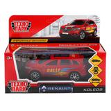 Машина металл RENAULT KOLEOS СПОРТ, длина 12см, открыв. двери, инерц. Технопарк в русс. кор.2*36шт