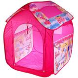 Палатка детская игровая Барби 83х80х105см, в сумке Играем вместе 