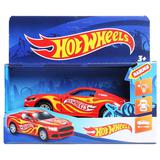 Машина металл свет-звук "hot wheels спорткар" 12см,открыв.двери,инерц. 