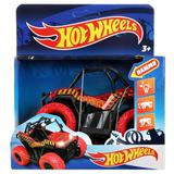 Машина металл свет-звук "hot wheels багги" 12,5см, инерц., подвеска 