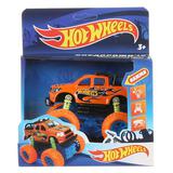 Машина металл свет-звук "hot wheels внедорожник" 12см, инерц., подвеска в кор2*36шт