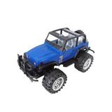 Машинка "Джип", пластмассовая, инерционная, синяя